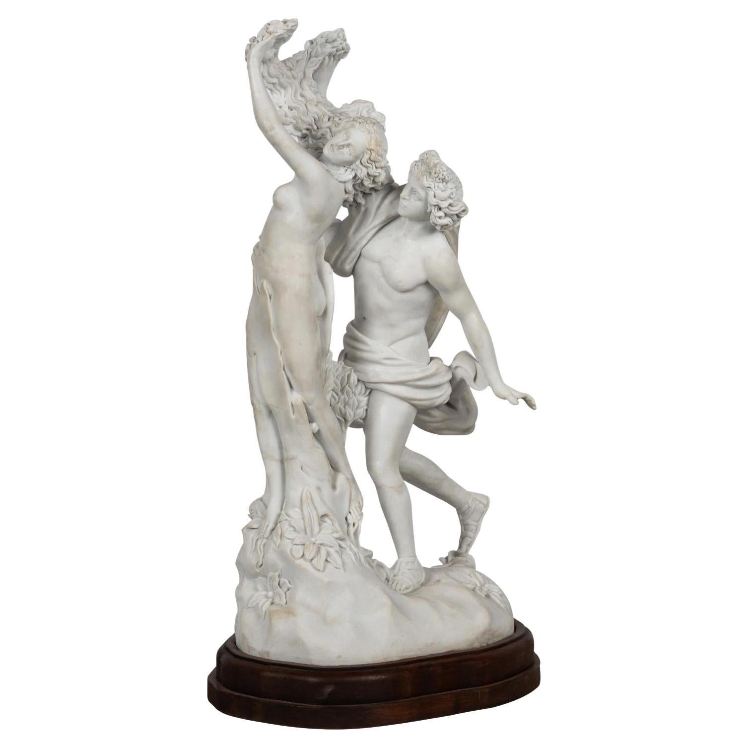 Italian Marble Figural Group For Sale