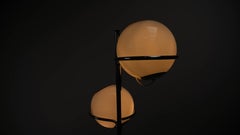 Italian marble floor lamp