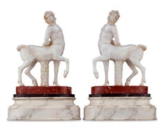 Italian Marble Furietti Centaurs