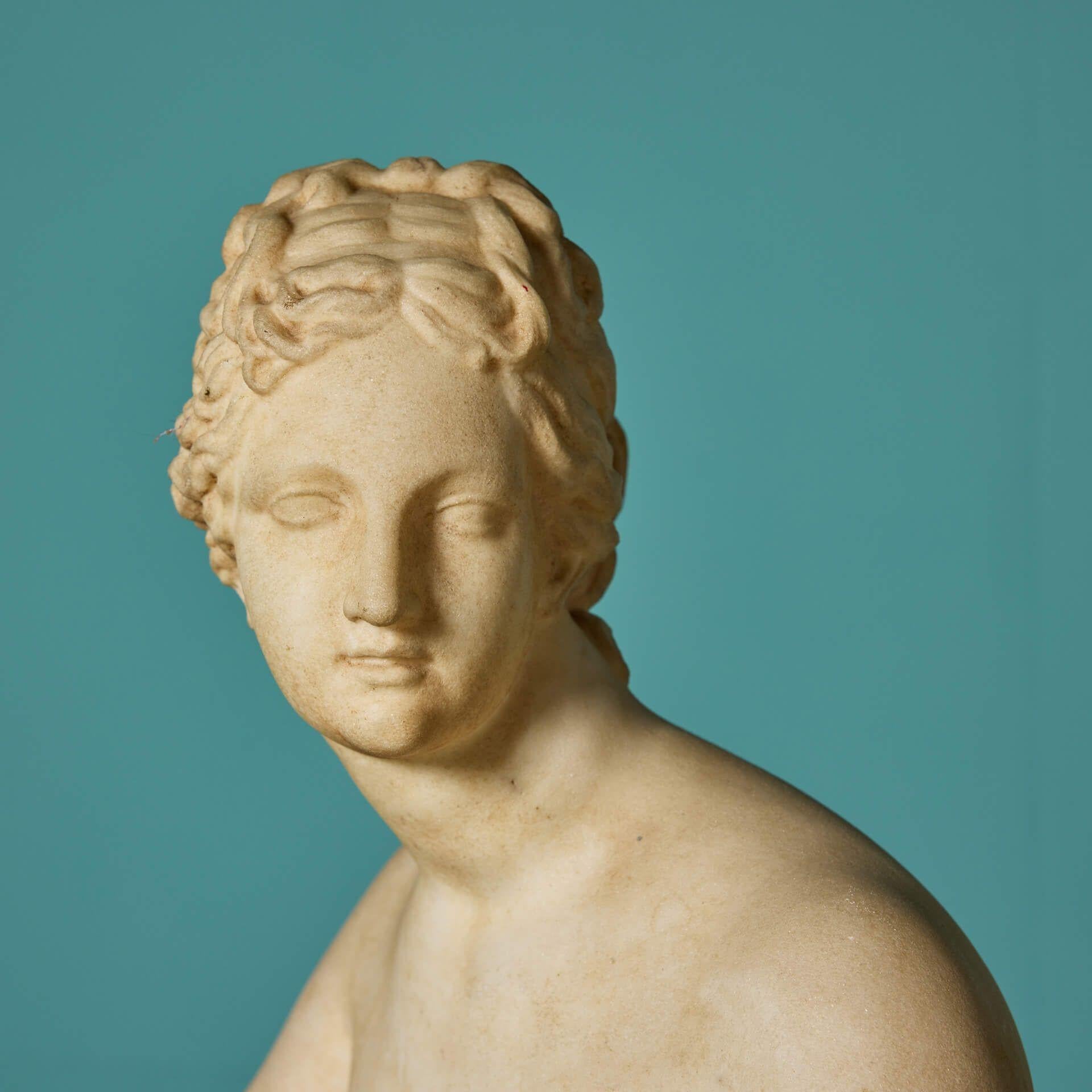 19th Century Italian Marble Grand Tour Figure of Venus De Medici For Sale