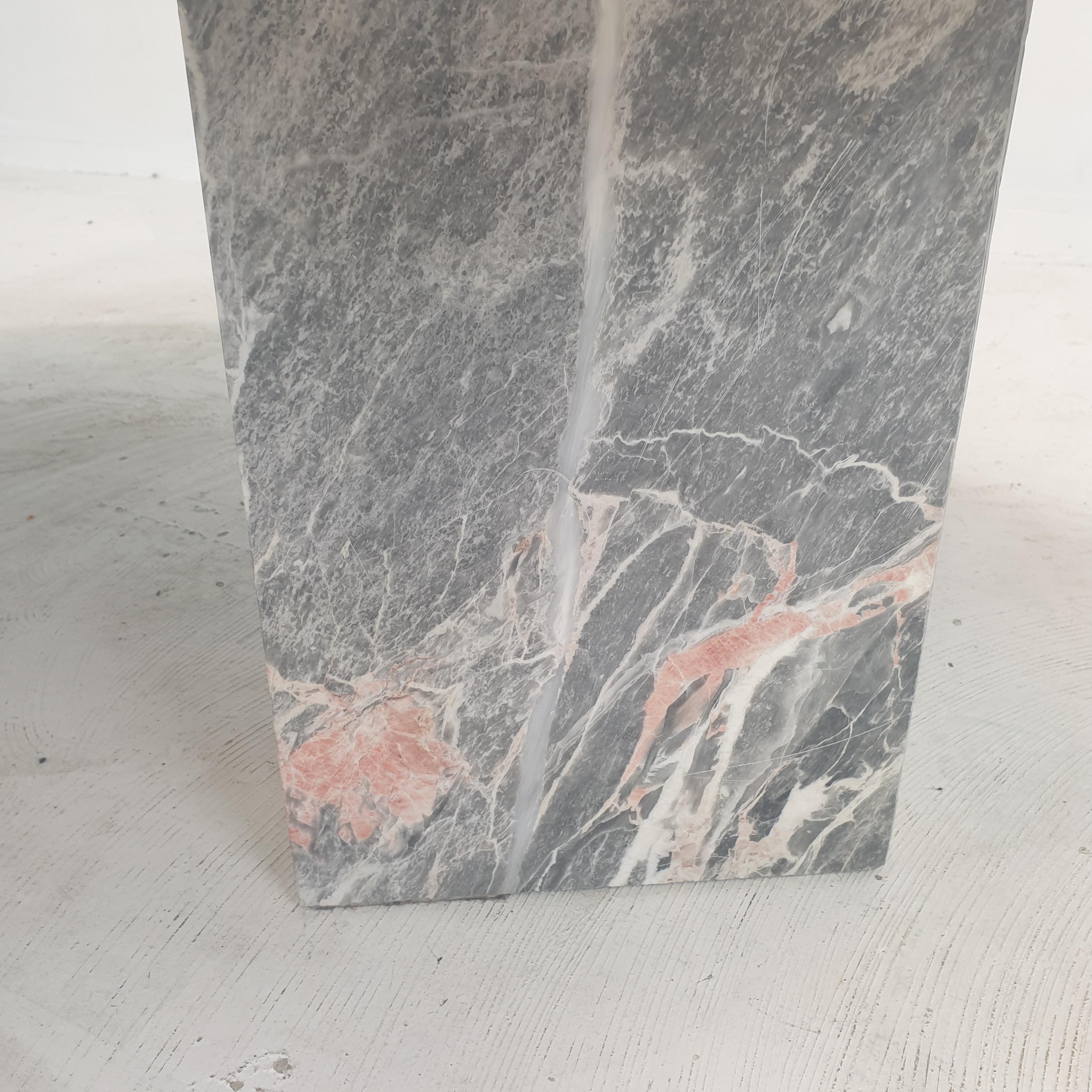 Table basse italienne en forme de feuille de marbre, années 1980 en vente 6