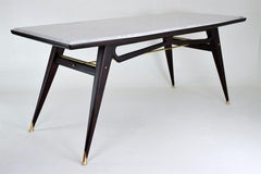 Italian Marble Midcentury Dining Table, 1950s