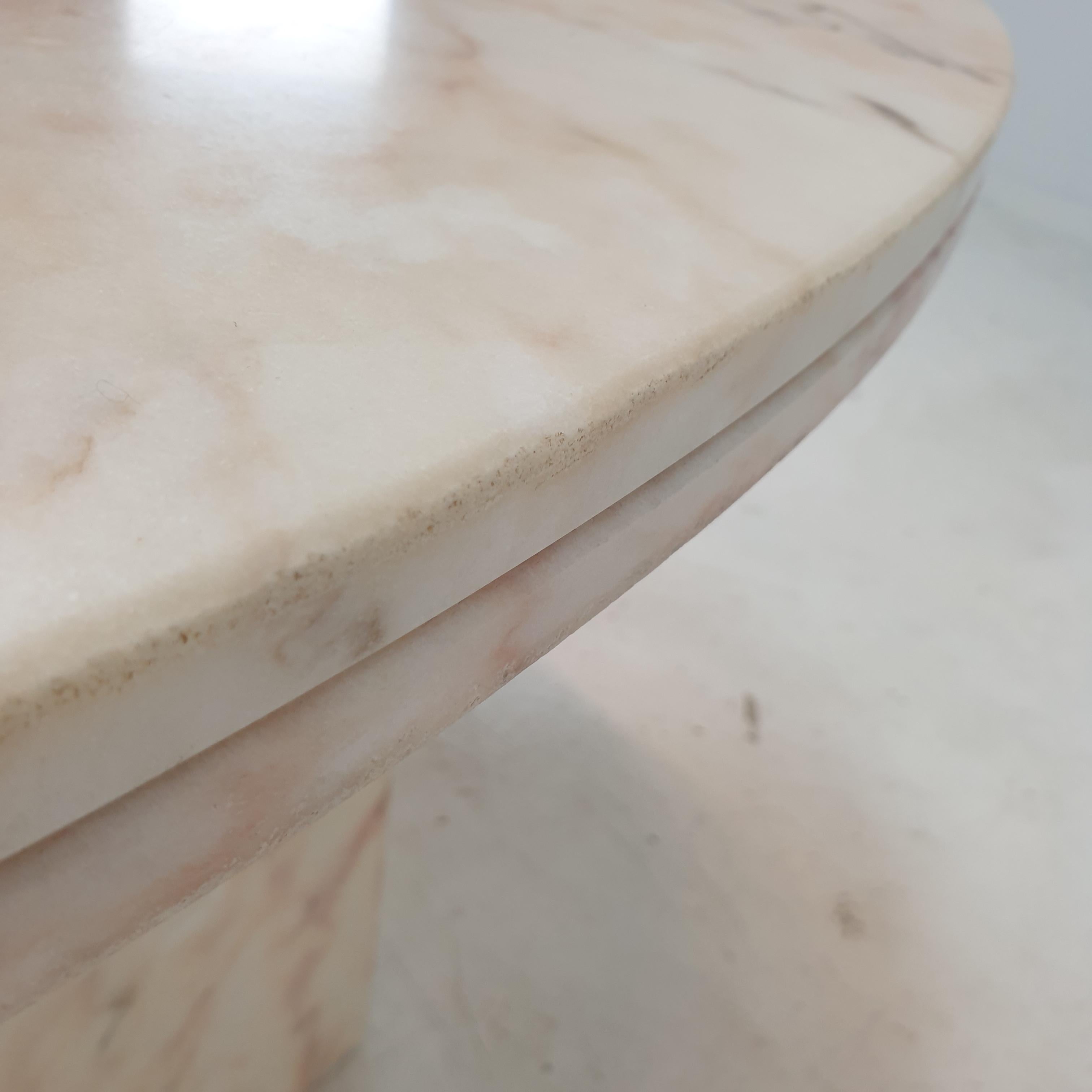 Italian Marble Oval Coffee Table, 1970's For Sale 11