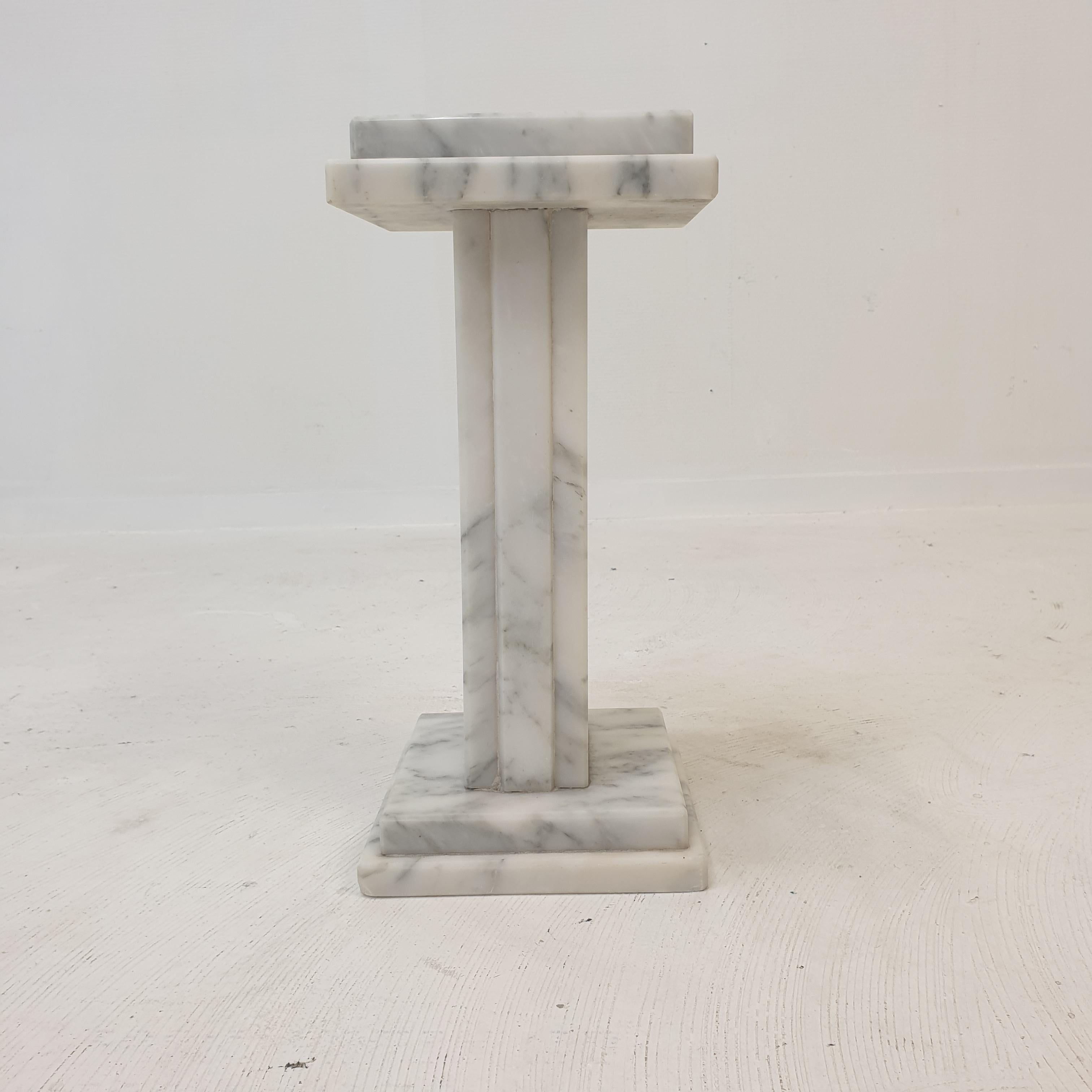 Italian Marble Pedestal, 1950's In Good Condition For Sale In Oud Beijerland, NL
