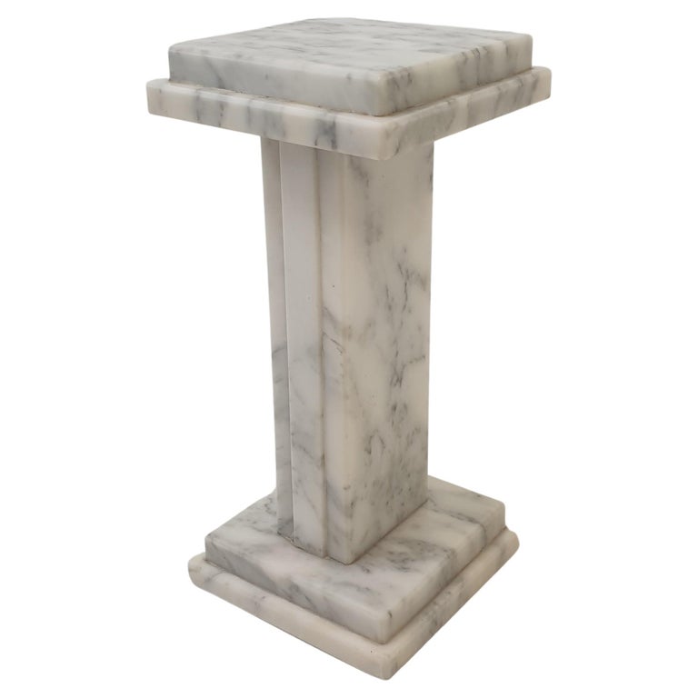 Italian Marble Pedestal, 1950's For Sale at 1stDibs