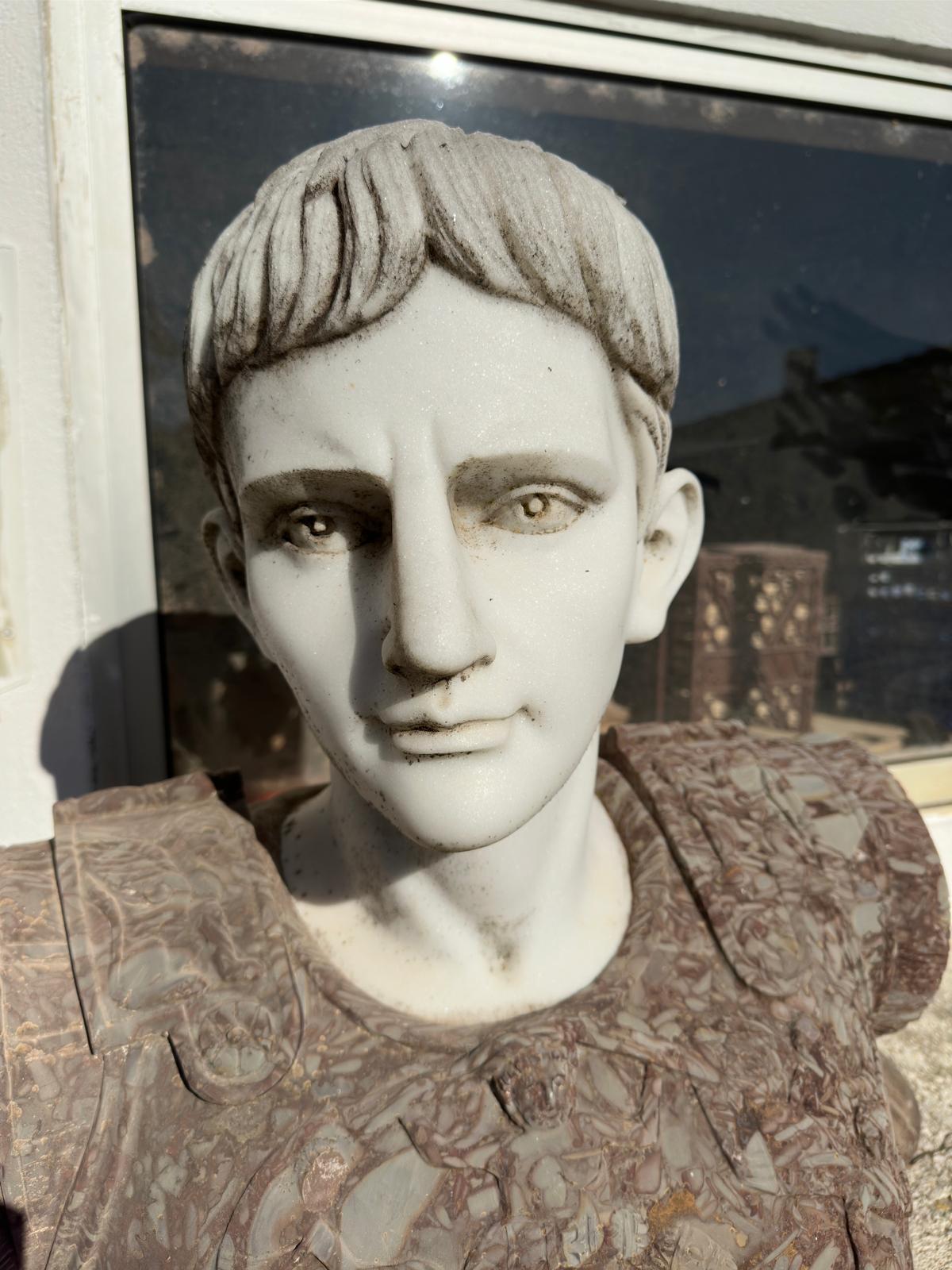 Italian Marble Sculpture Early 20th Century In Good Condition For Sale In Madrid, ES