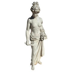 Escultura italiana de mármol de principios del siglo XX H: 200cm