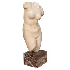 Italian Marble Sculpture of a Woman