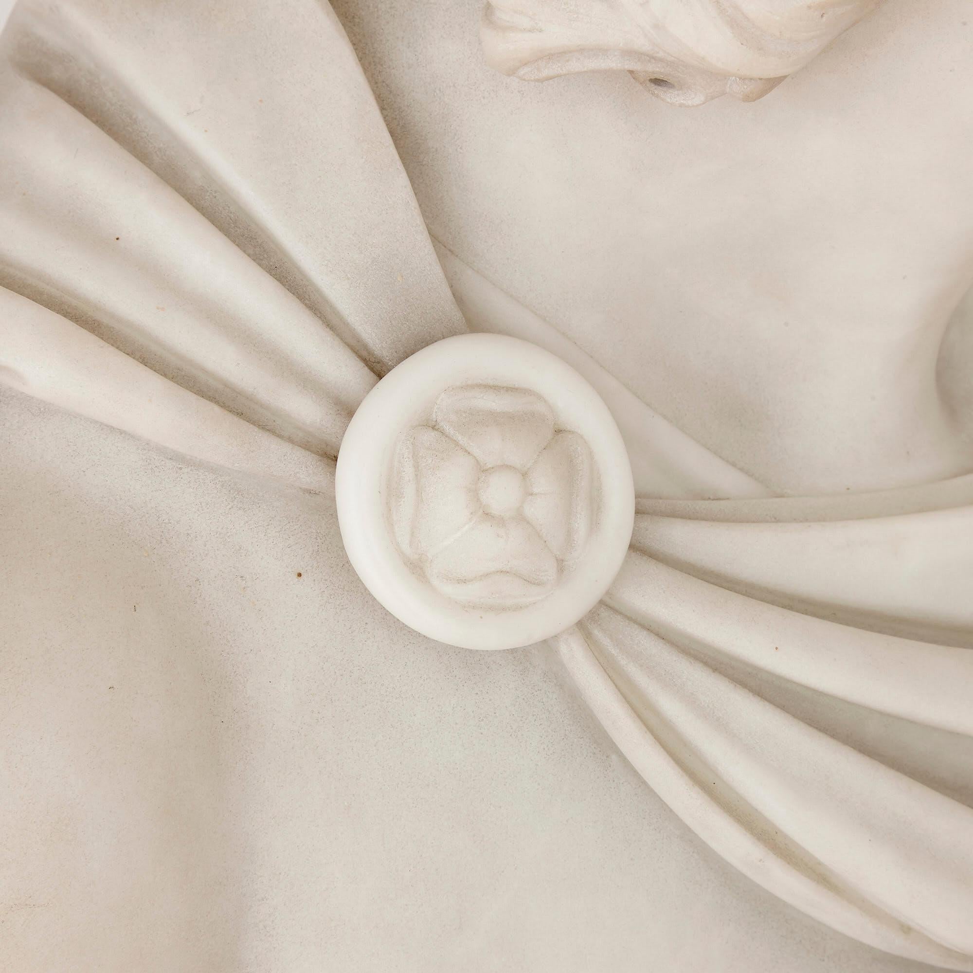 XIXe siècle Sculpture italienne d'Apollon en marbre en vente