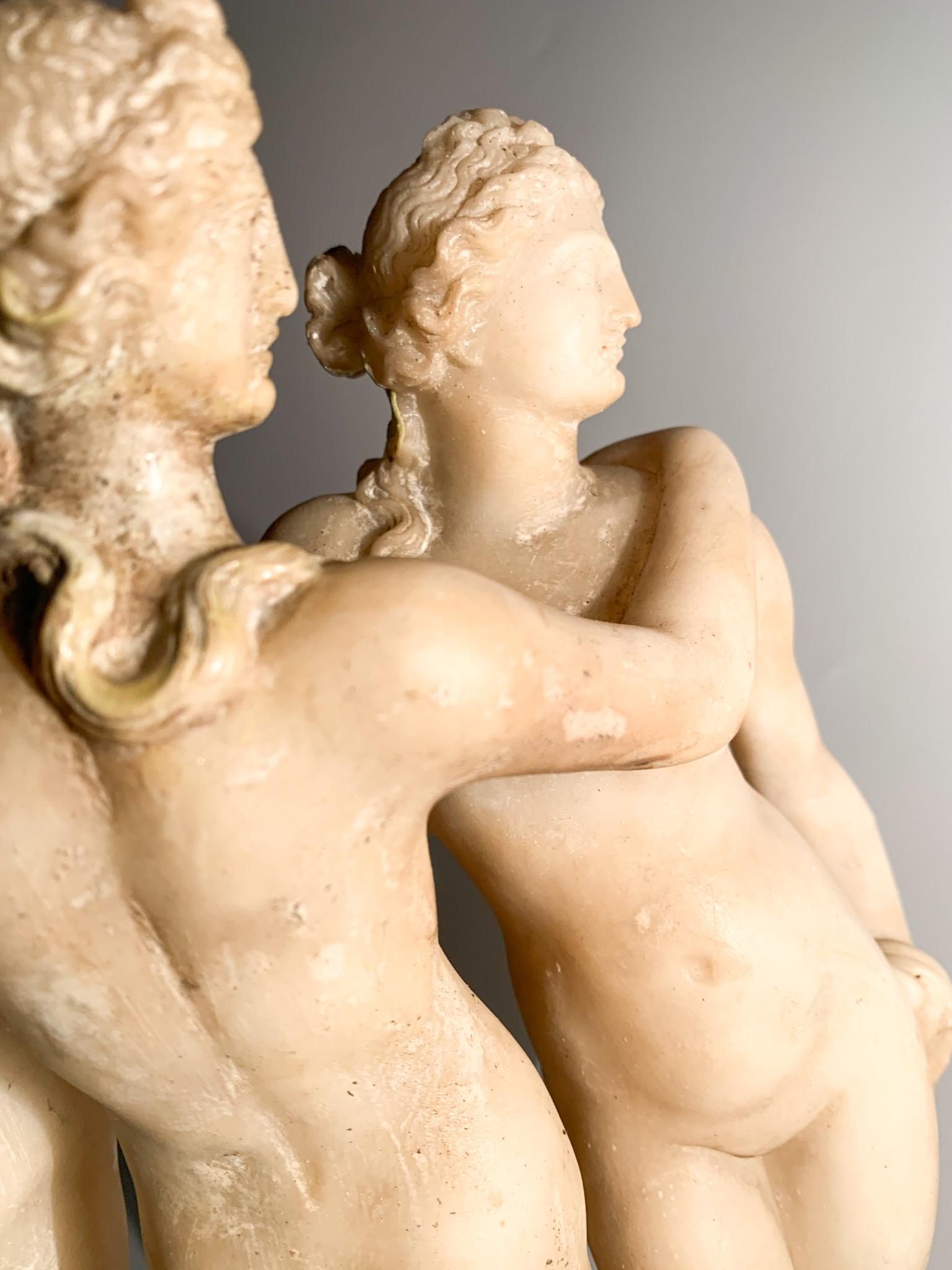 Italian Marble Sculpture of the Three Graces from the 1940s 8