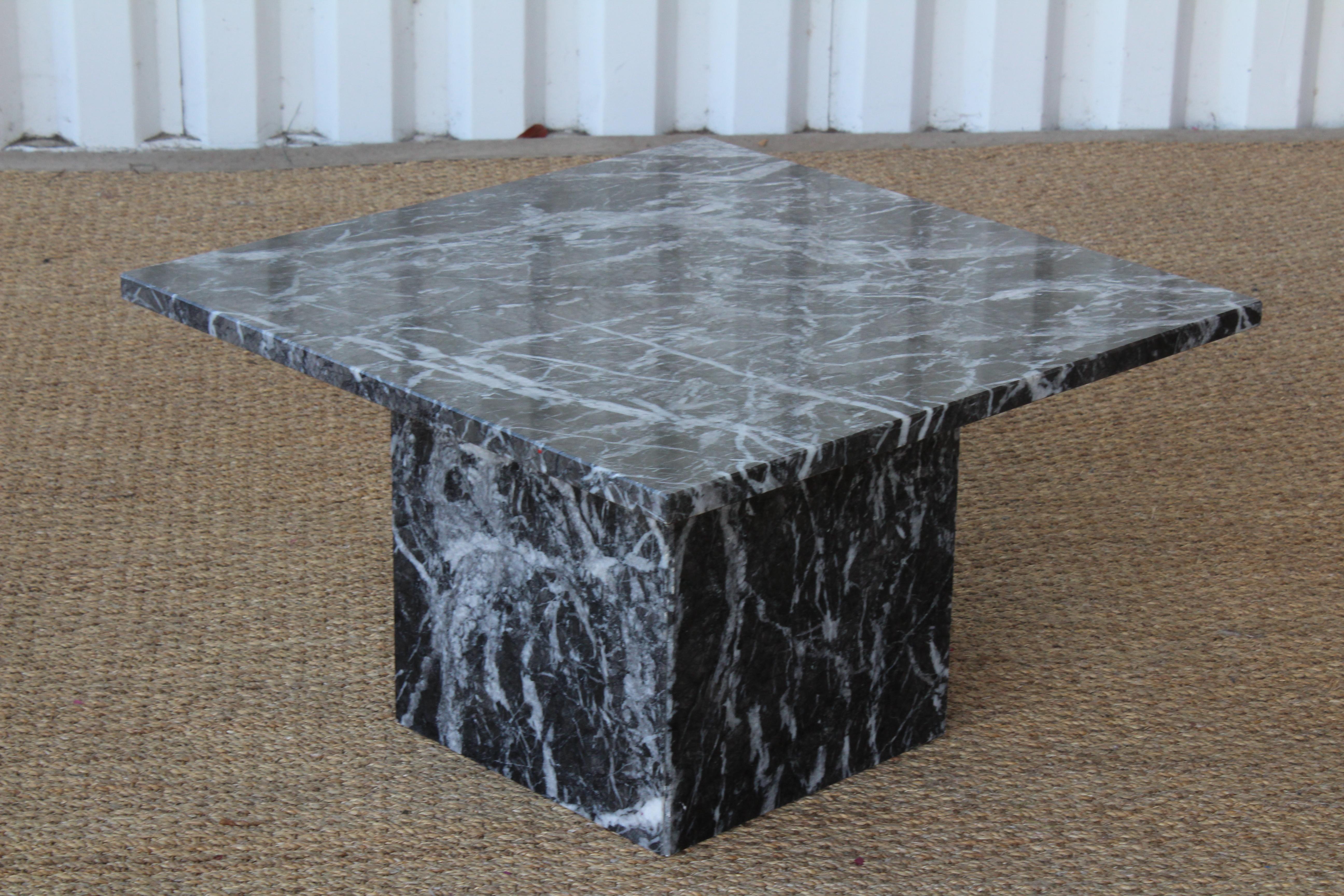 Mid-Century Modern Italian Marble Side Table, 1970s