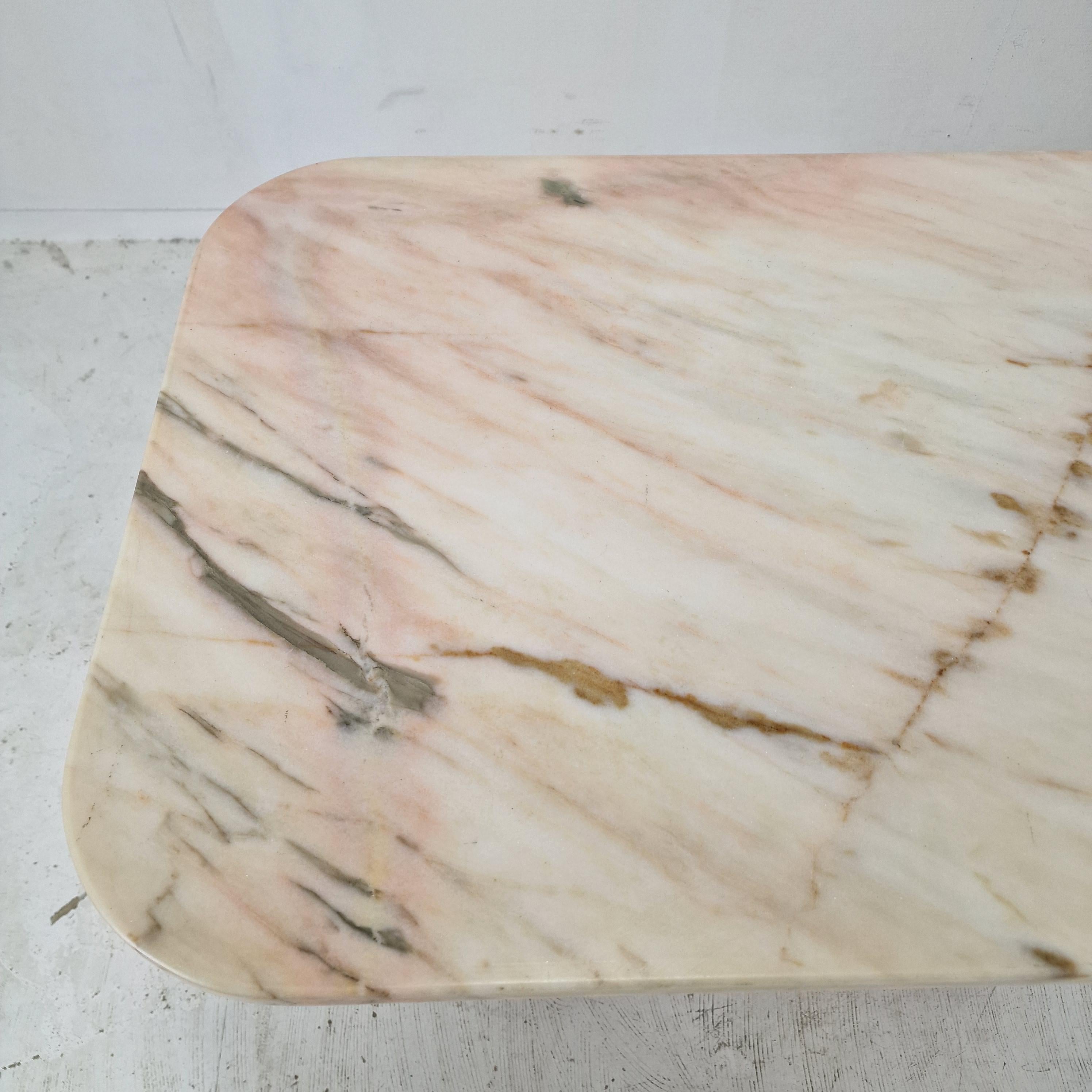Italian Marble Side Table, 1980s For Sale 7