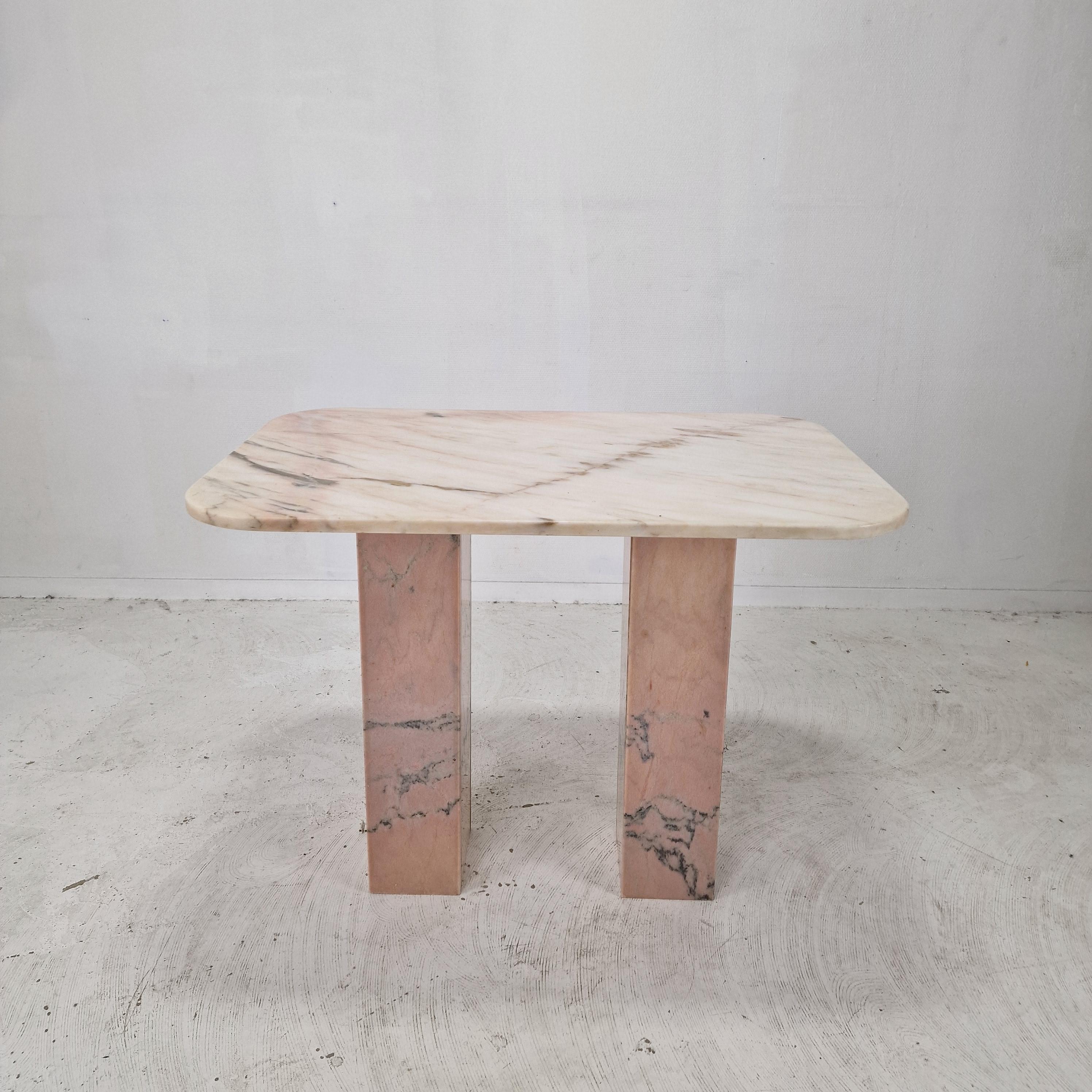 Italian Marble Side Table, 1980s For Sale 2