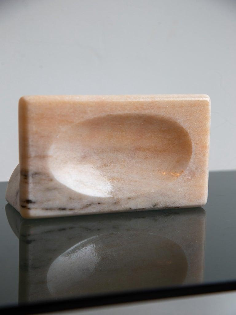 Italienisches Seifentablett aus Marmor 1970er Jahre im Zustand „Gut“ im Angebot in Byron Bay, NSW