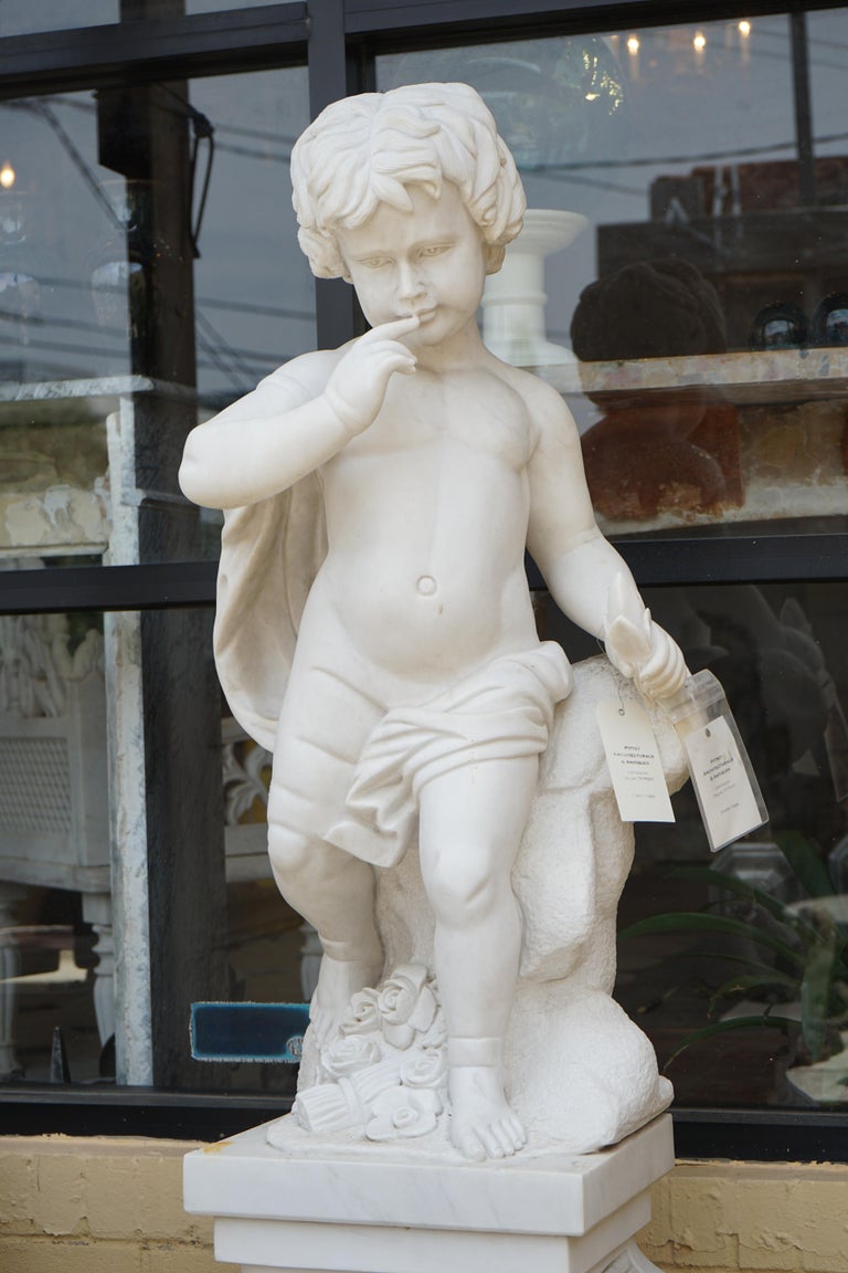 Italian Marble Statue at 1stDibs