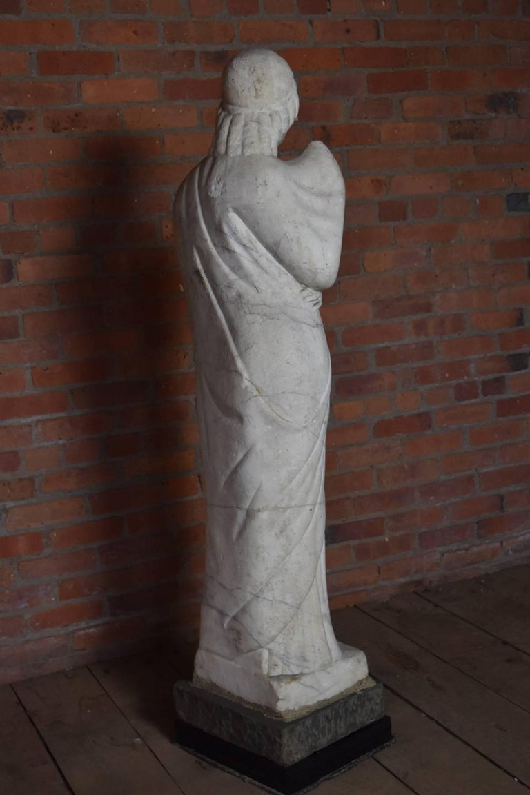 Italian Marble Statue of Livia or Pudicity, 19th Century after the