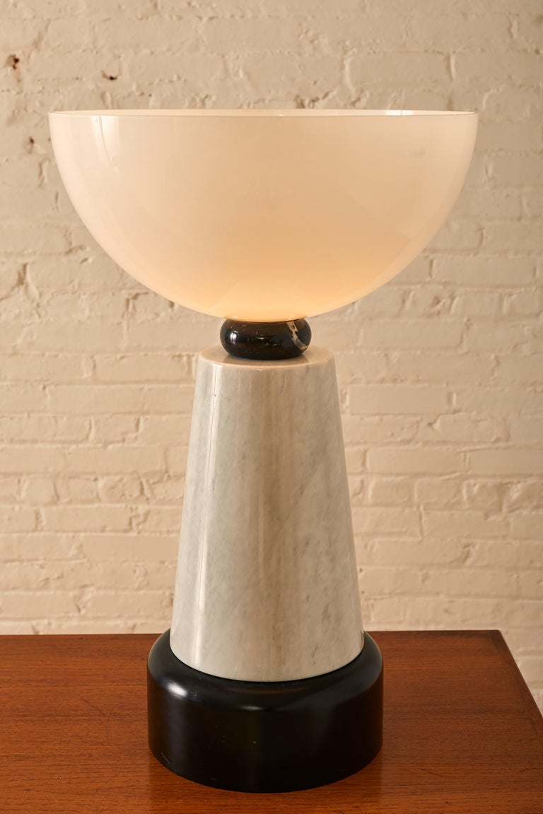 Italian Marble Table Lamp For Sale at 1stDibs