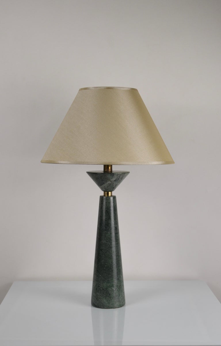 Italian Marble Table Lamp For Sale at 1stDibs