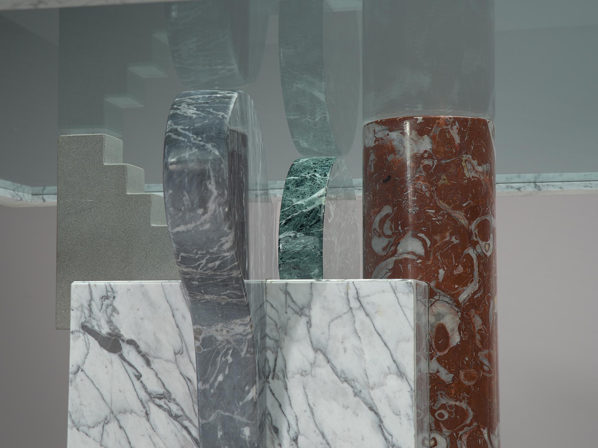 Marble “Brugiana” Table by Pier Alessandro Giusti and Egidio Di Rosa   1
