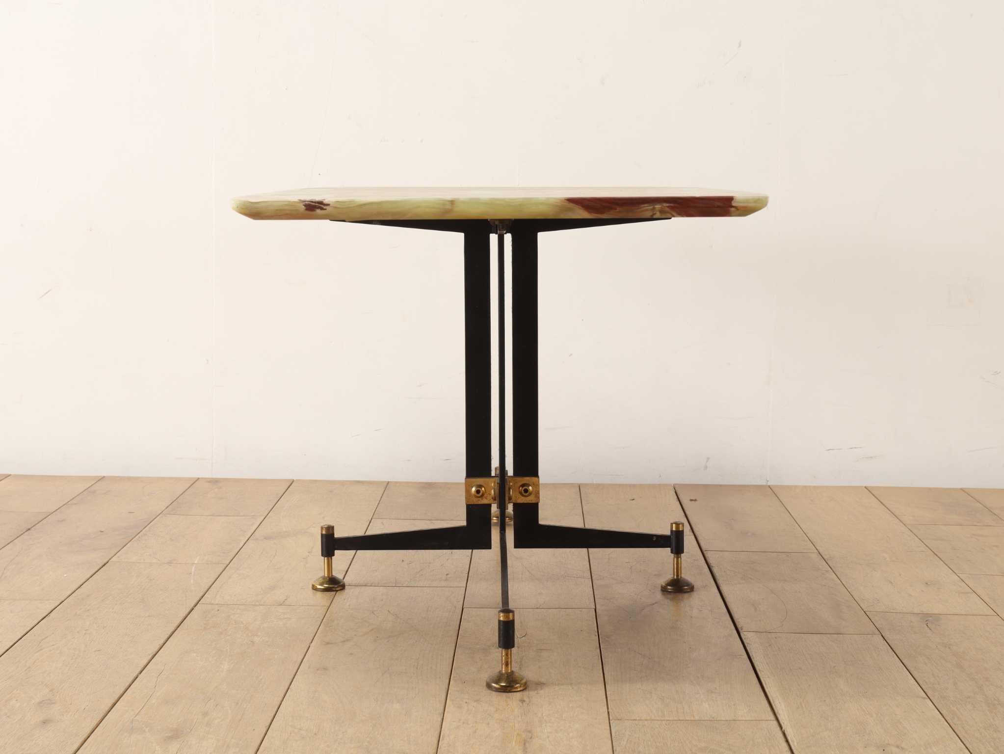 Italian Marble Top Coffee Table 1960's For Sale 10