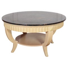 Italian Marble Top Coffee Table