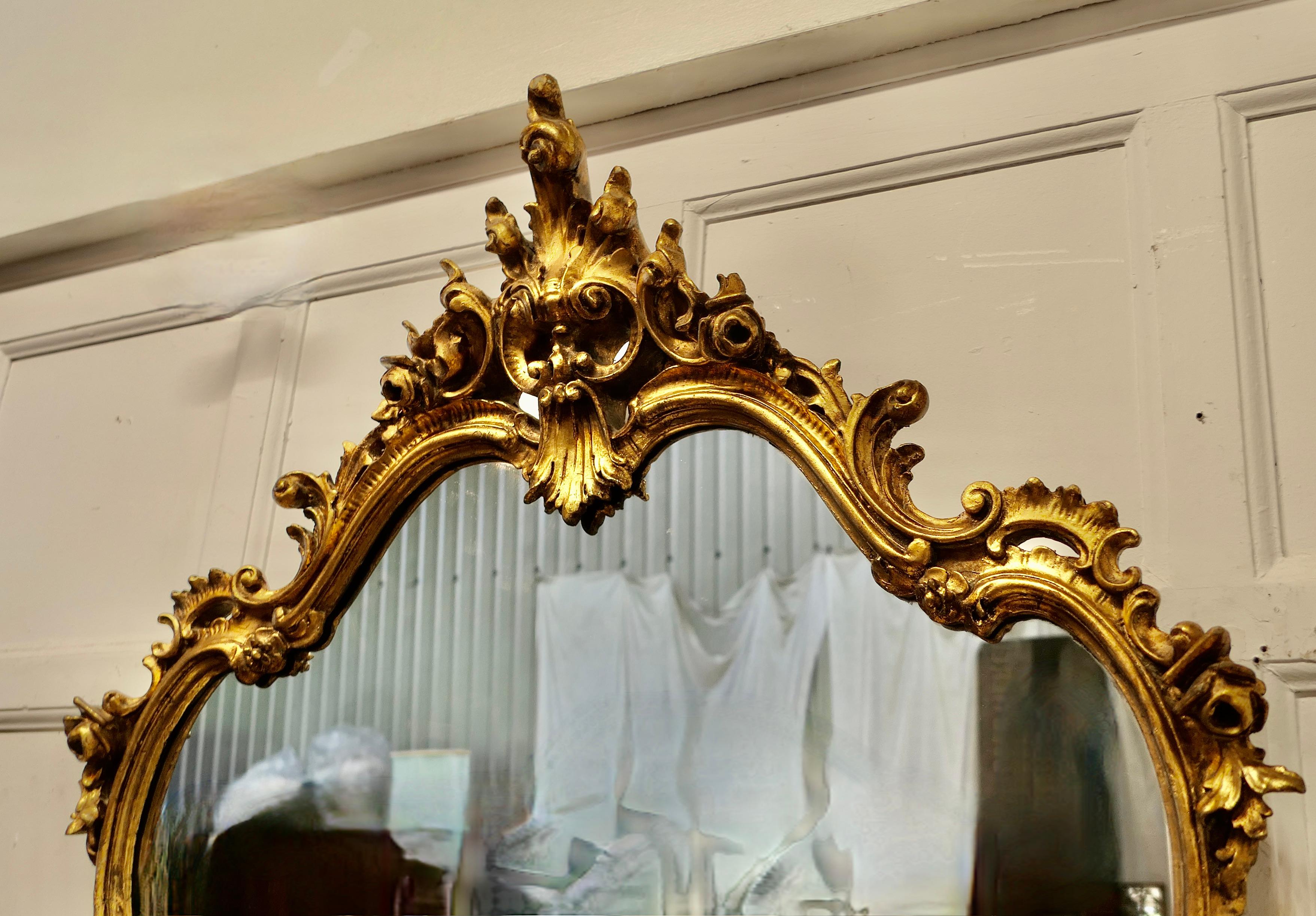 Italian Marble Top Console Table and Mirror Set  A very rare set For Sale 4
