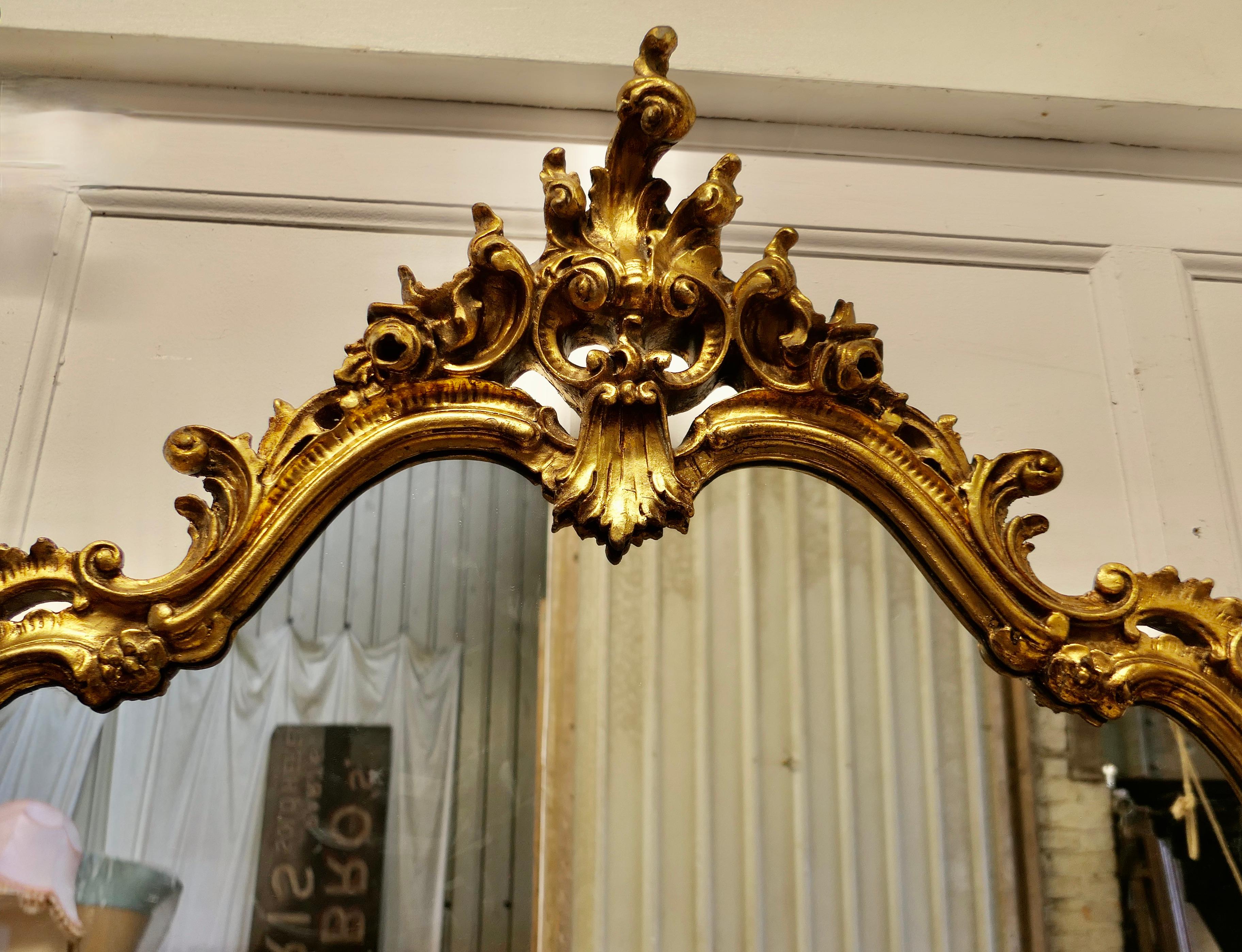 Italian Marble Top Console Table and Mirror Set  A very rare set For Sale 7