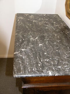 Italian Marble Top Credenza