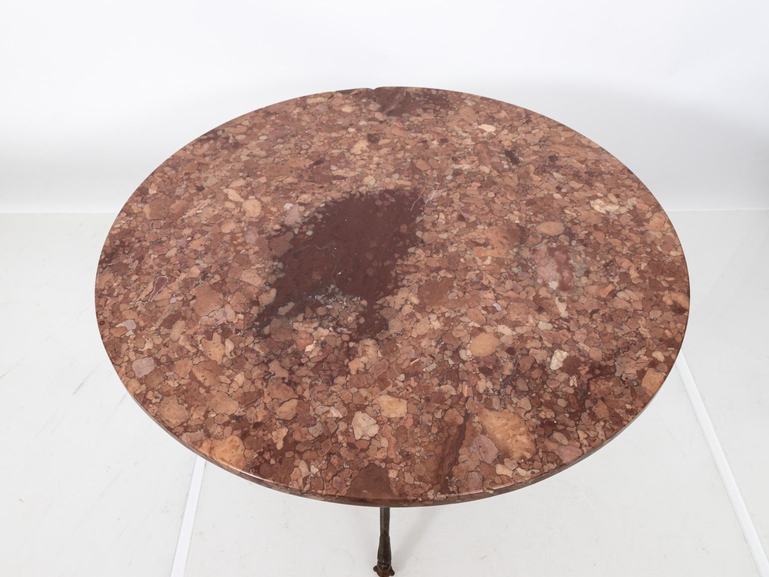 Italian Marble-Top Gueridon Table For Sale 5