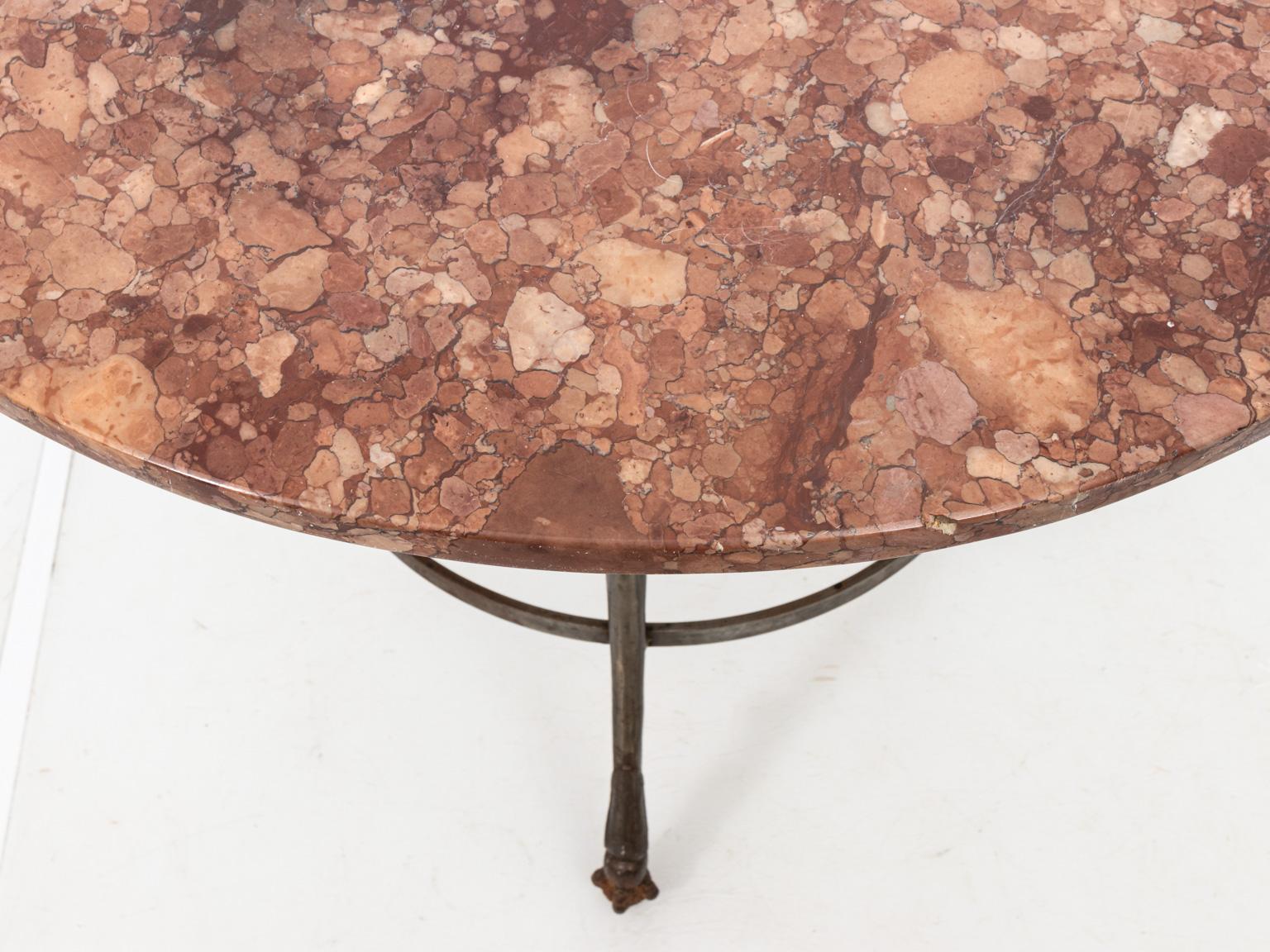 Italian Marble-Top Gueridon Table For Sale 7