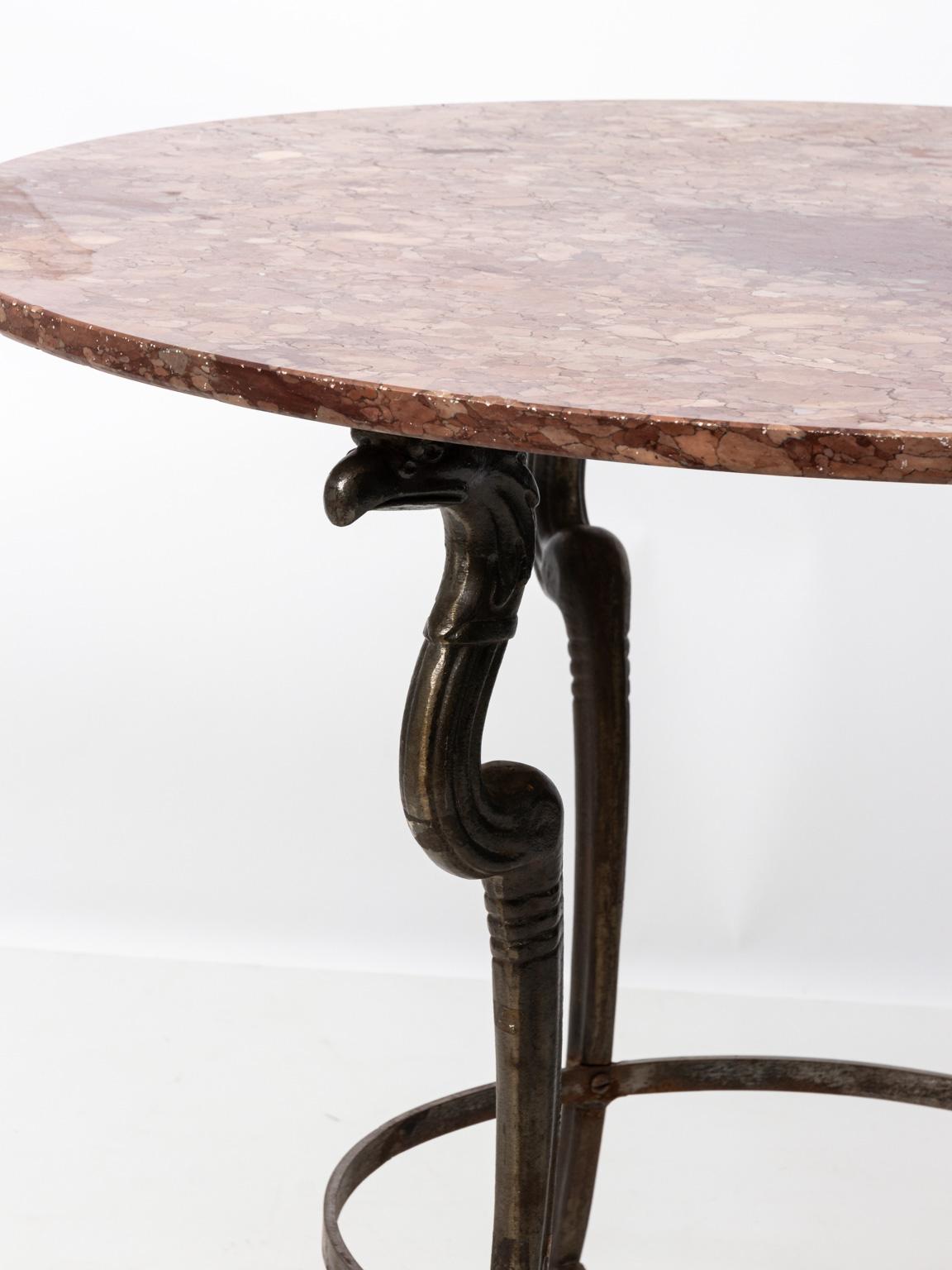 Italian Marble-Top Gueridon Table For Sale 3