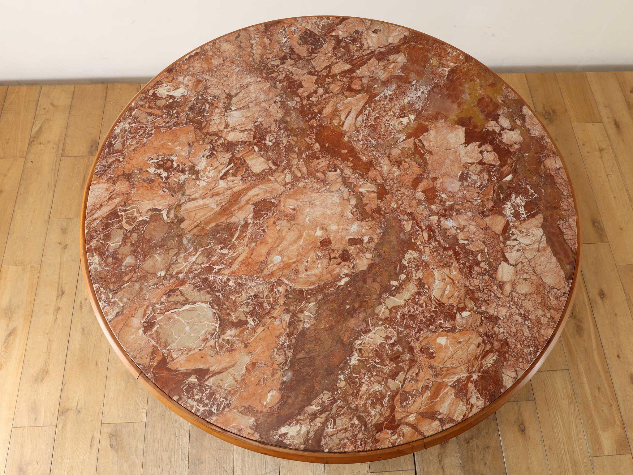 Italian Marble Top Table 1950's For Sale 6