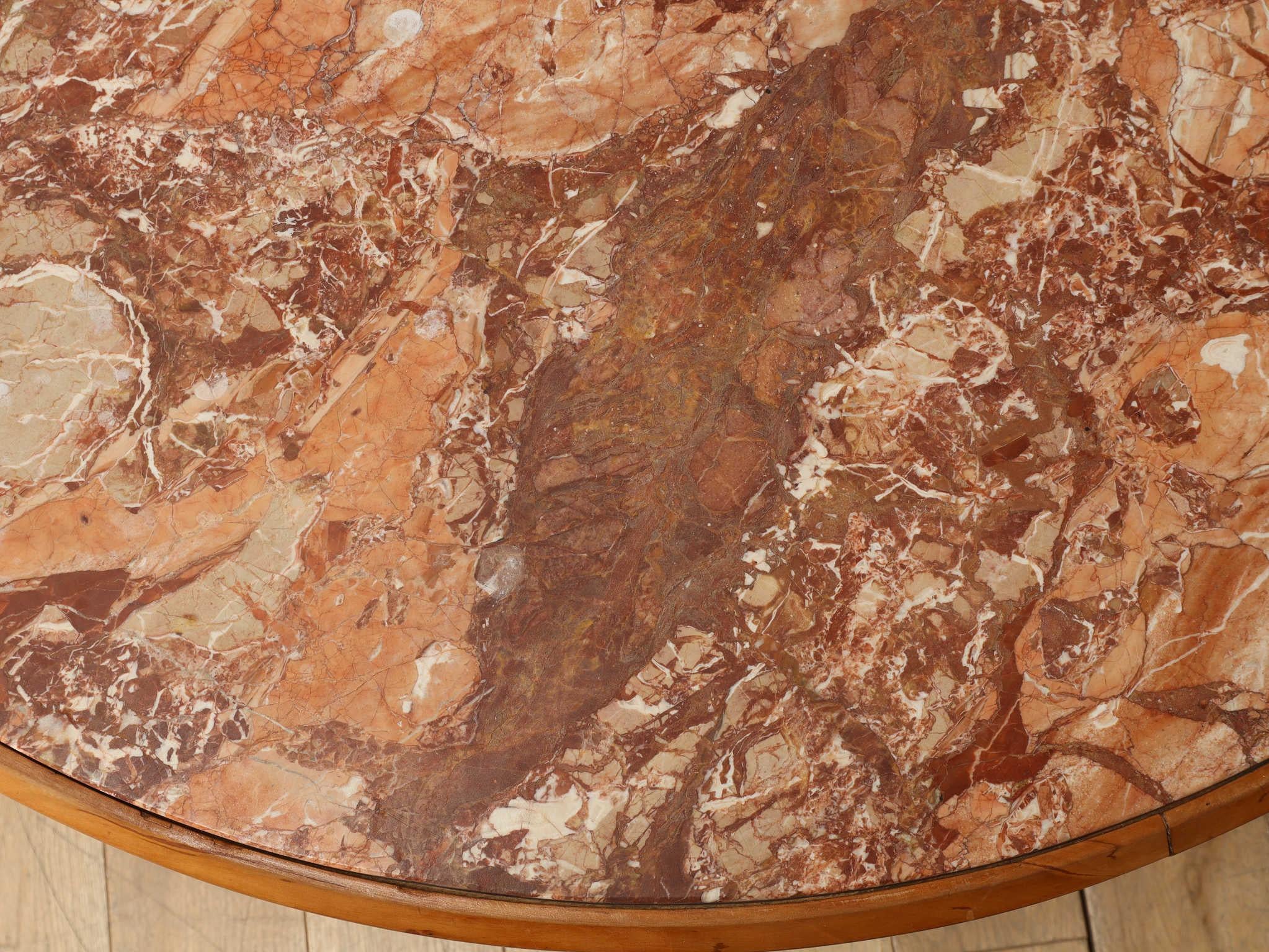 Italian Marble Top Table 1950's For Sale 9