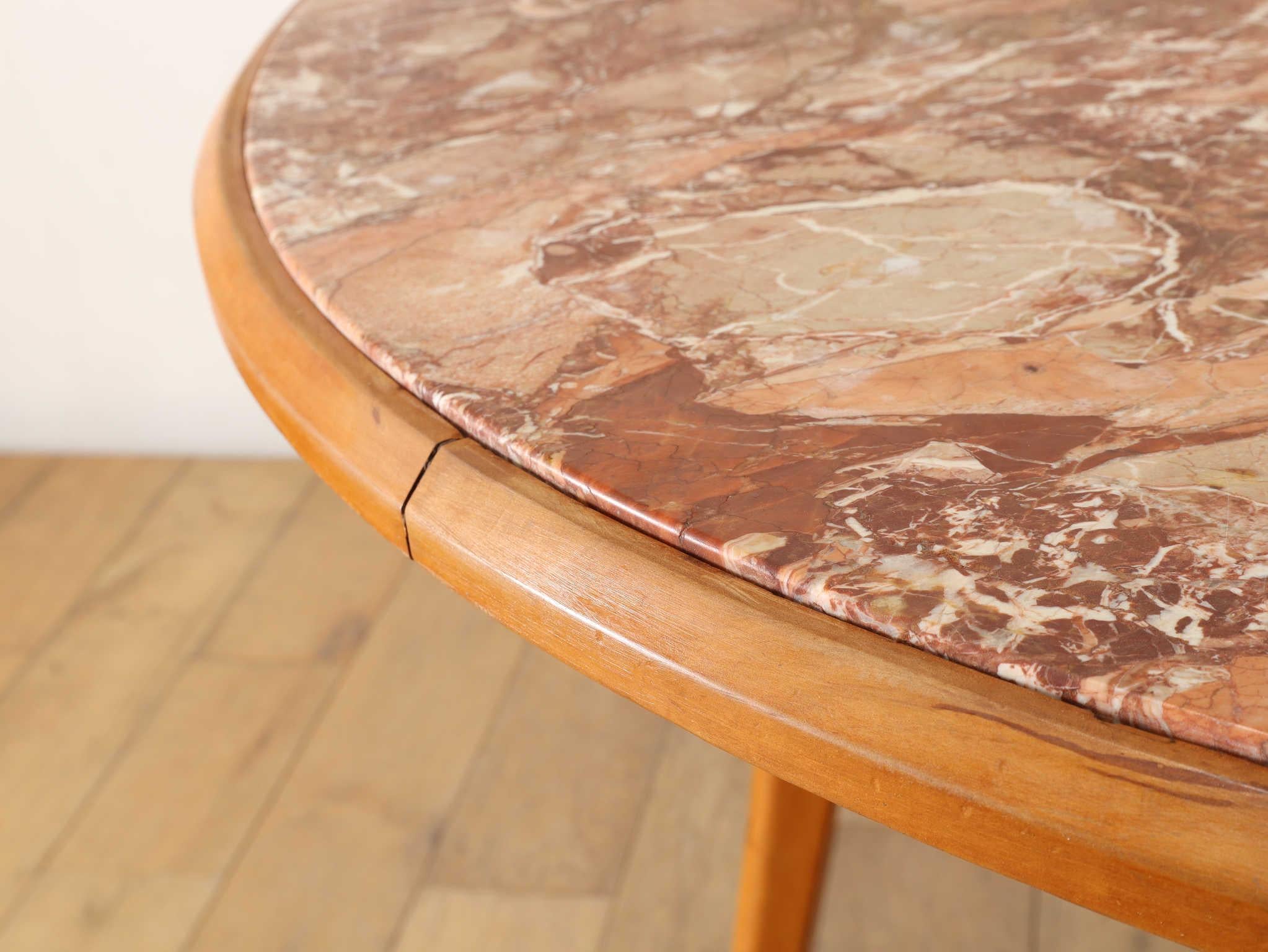 Italian Marble Top Table 1950's For Sale 1