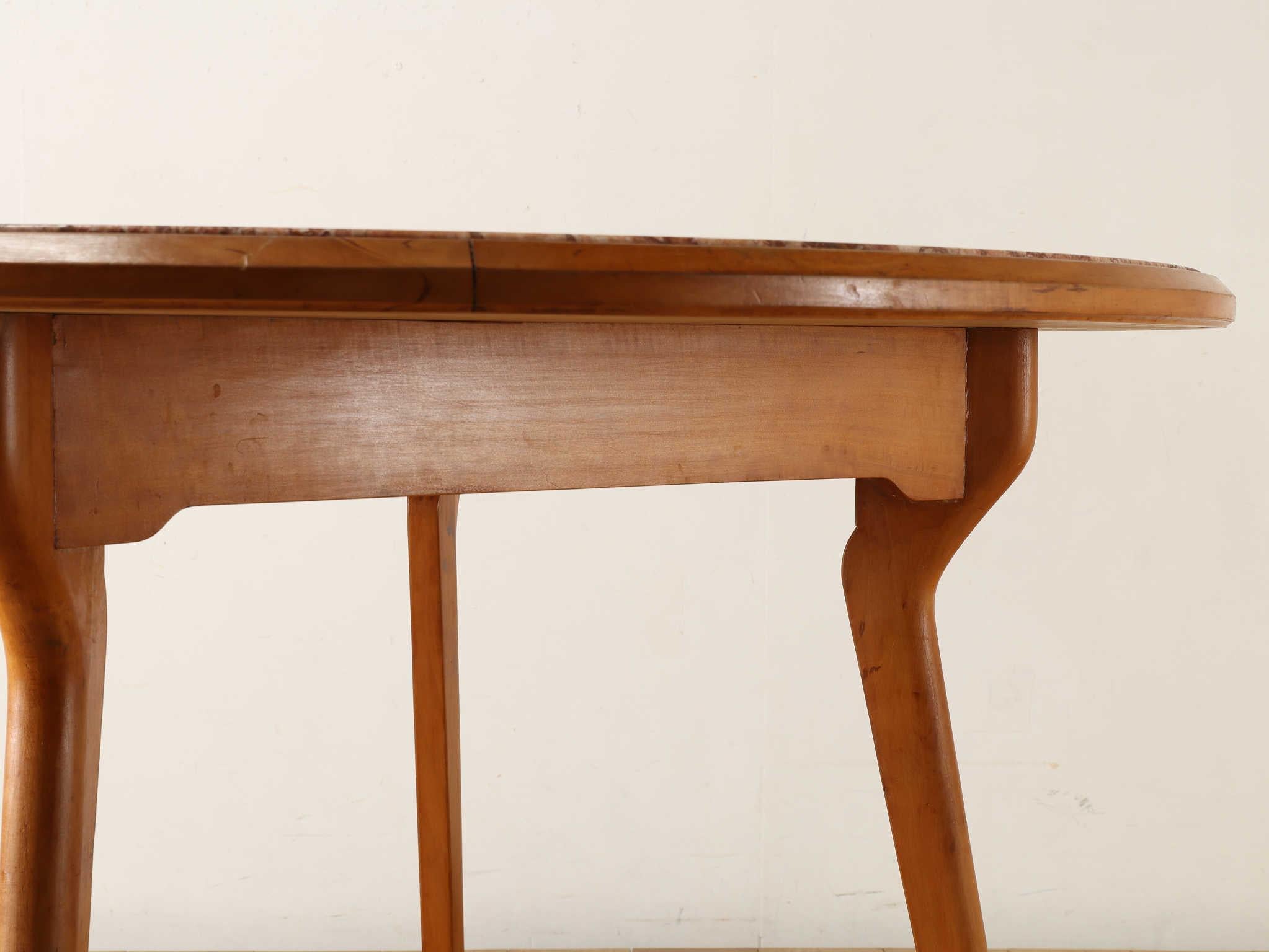 Italian Marble Top Table 1950's For Sale 3