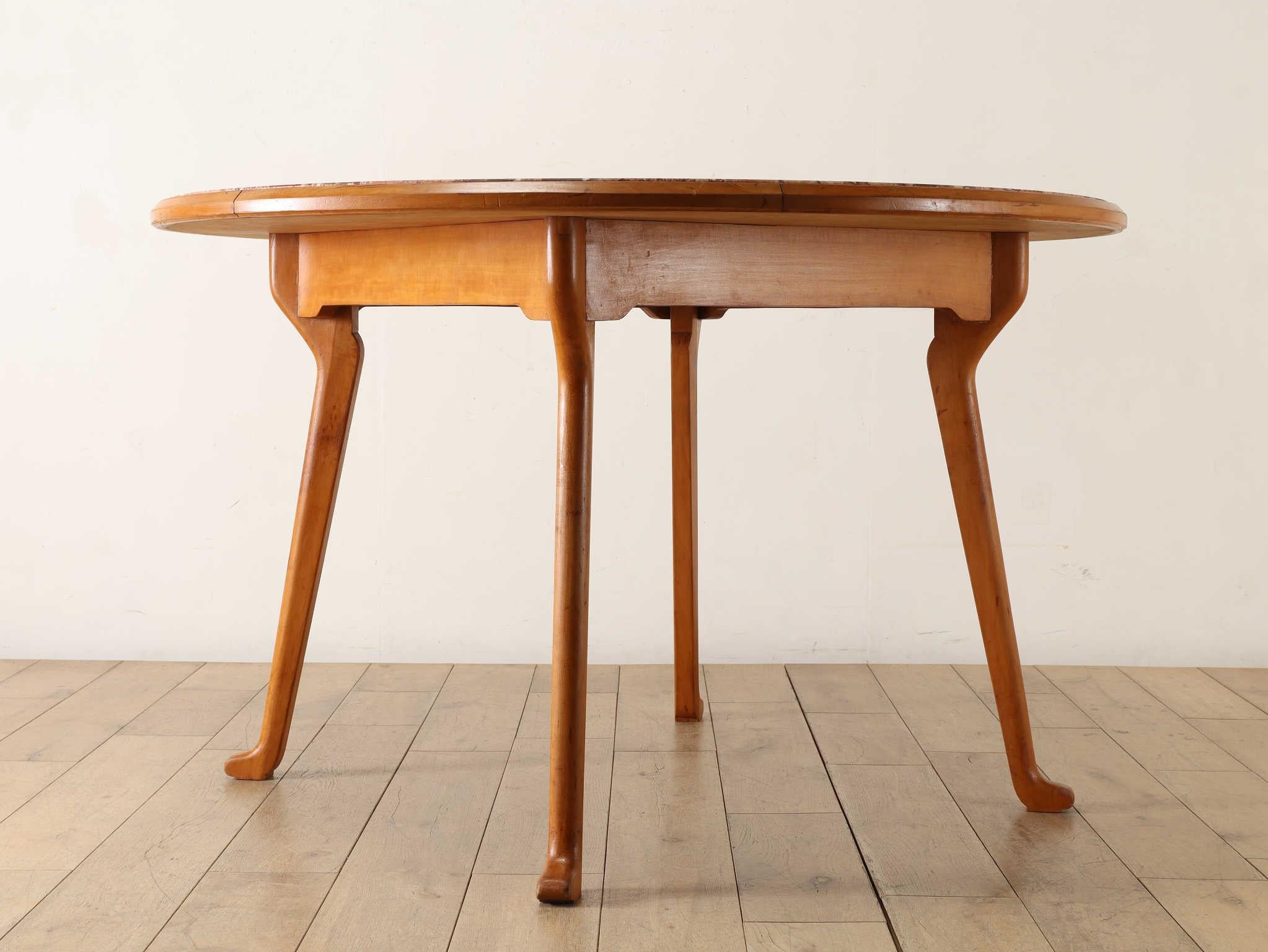 Italian Marble Top Table 1950's For Sale 4