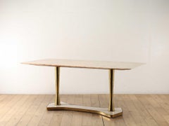 Mesa Italiana De Mármol Para Dassi Años 50