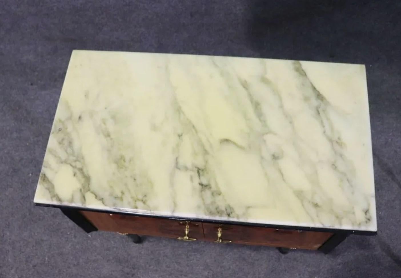 Italian Marble Top Tables In Good Condition For Sale In Brooklyn, NY
