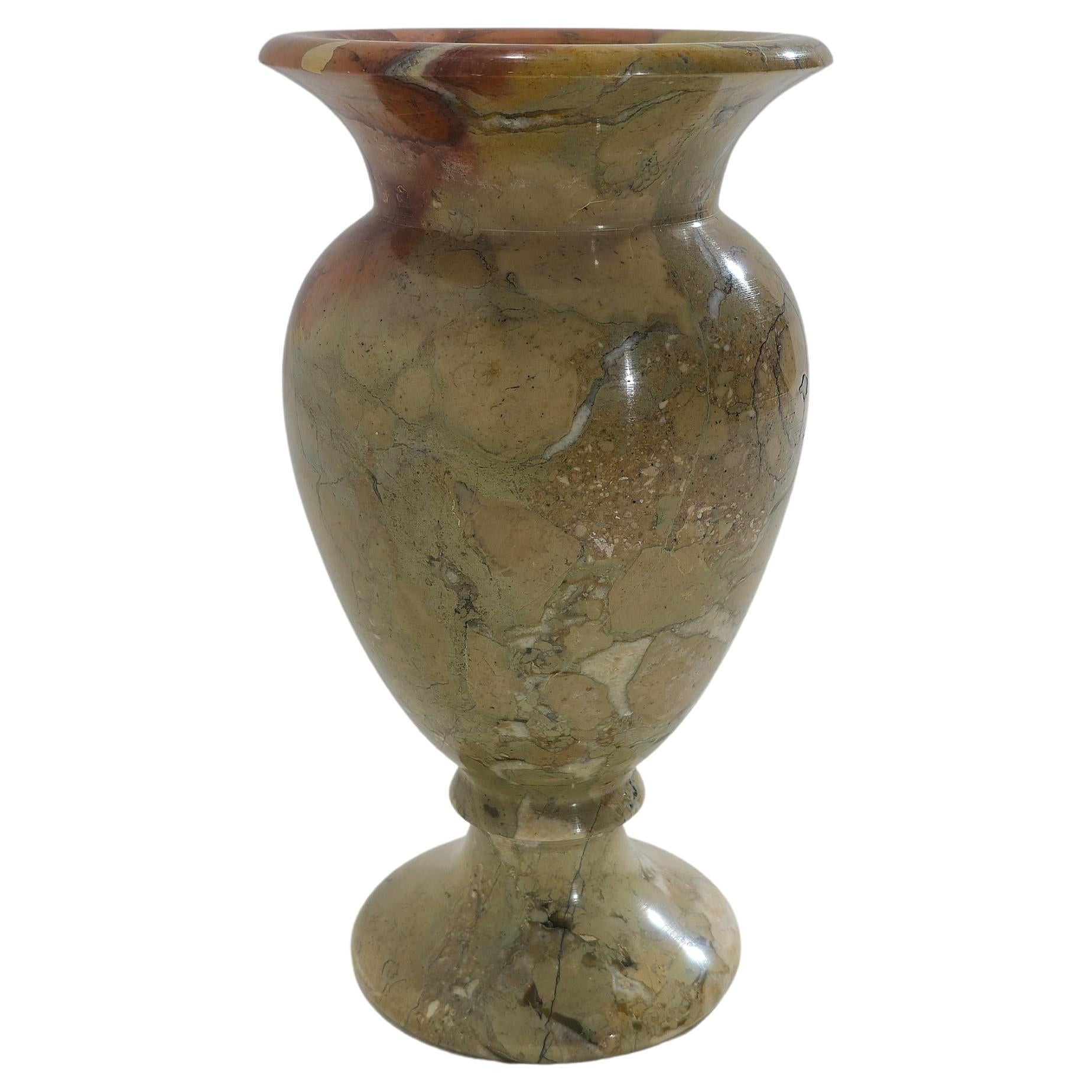Vaso di marmo italiano Mid-Century Modern