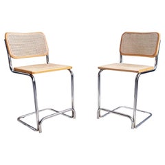 Italian Marcel Breuer Cesca Bar Stools  - PAIR