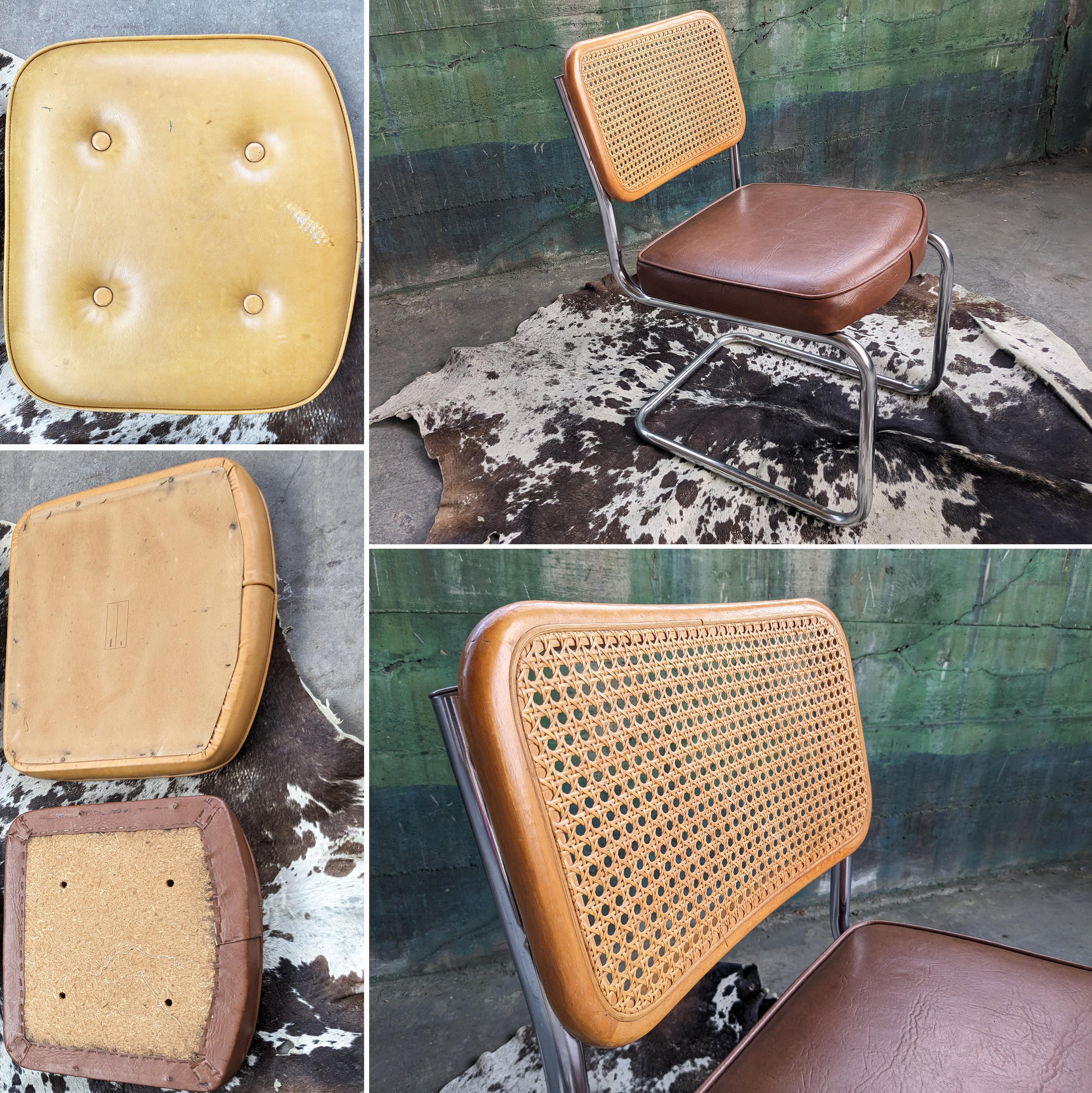 Italian Marcel Breuer Cesca Chairs - Set of 6 For Sale 2