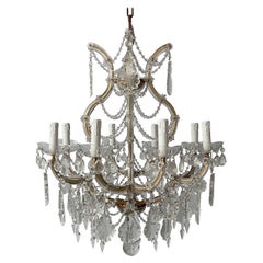 Italian Maria Theresa Style Crystal Chandelier