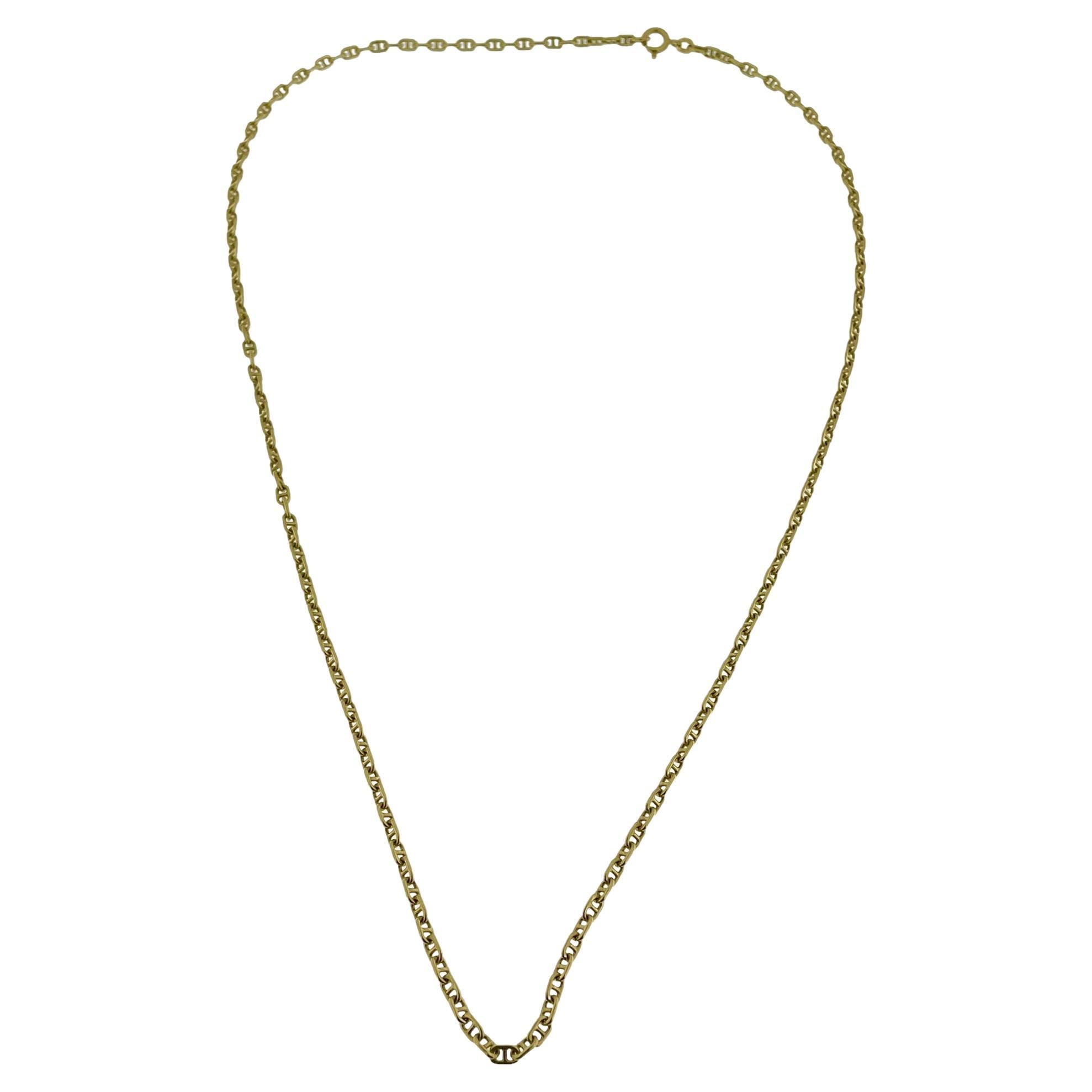 Italian Mariner Link Chain Yellow Gold by Balestra