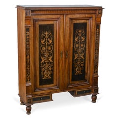 Italian Marquetry Amor & Psyche Cabinet