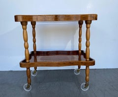 Italian Marquetry Bar Cart