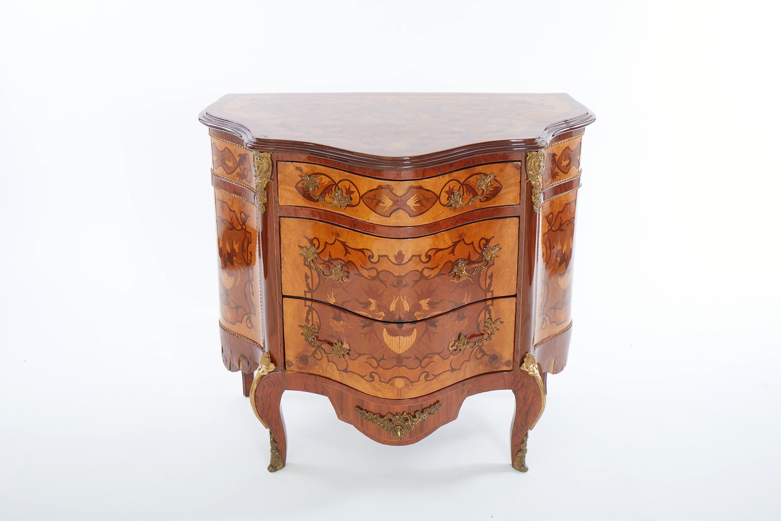 Italian Marquetry Small Server / Sideboard 6