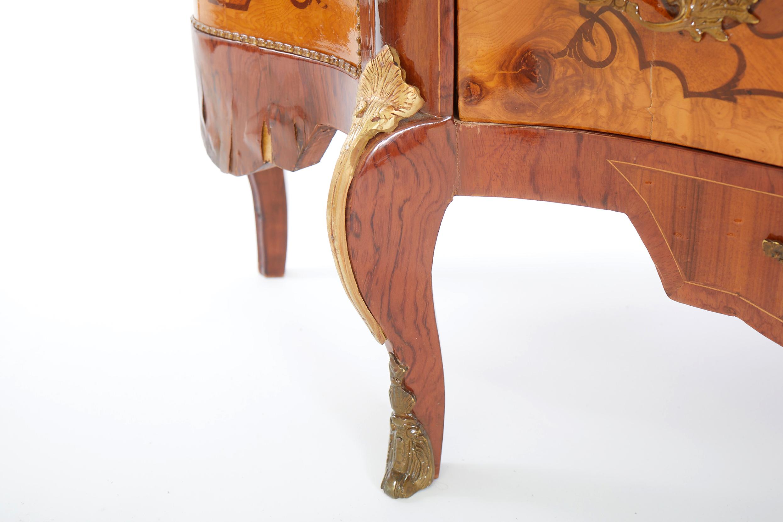 Mid-20th Century Italian Marquetry Small Server / Sideboard