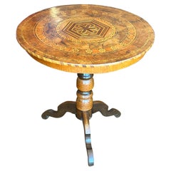Antique Italian Marquetry Table - Circa 1850