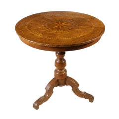 Italian Marquetry Table, circa 1850