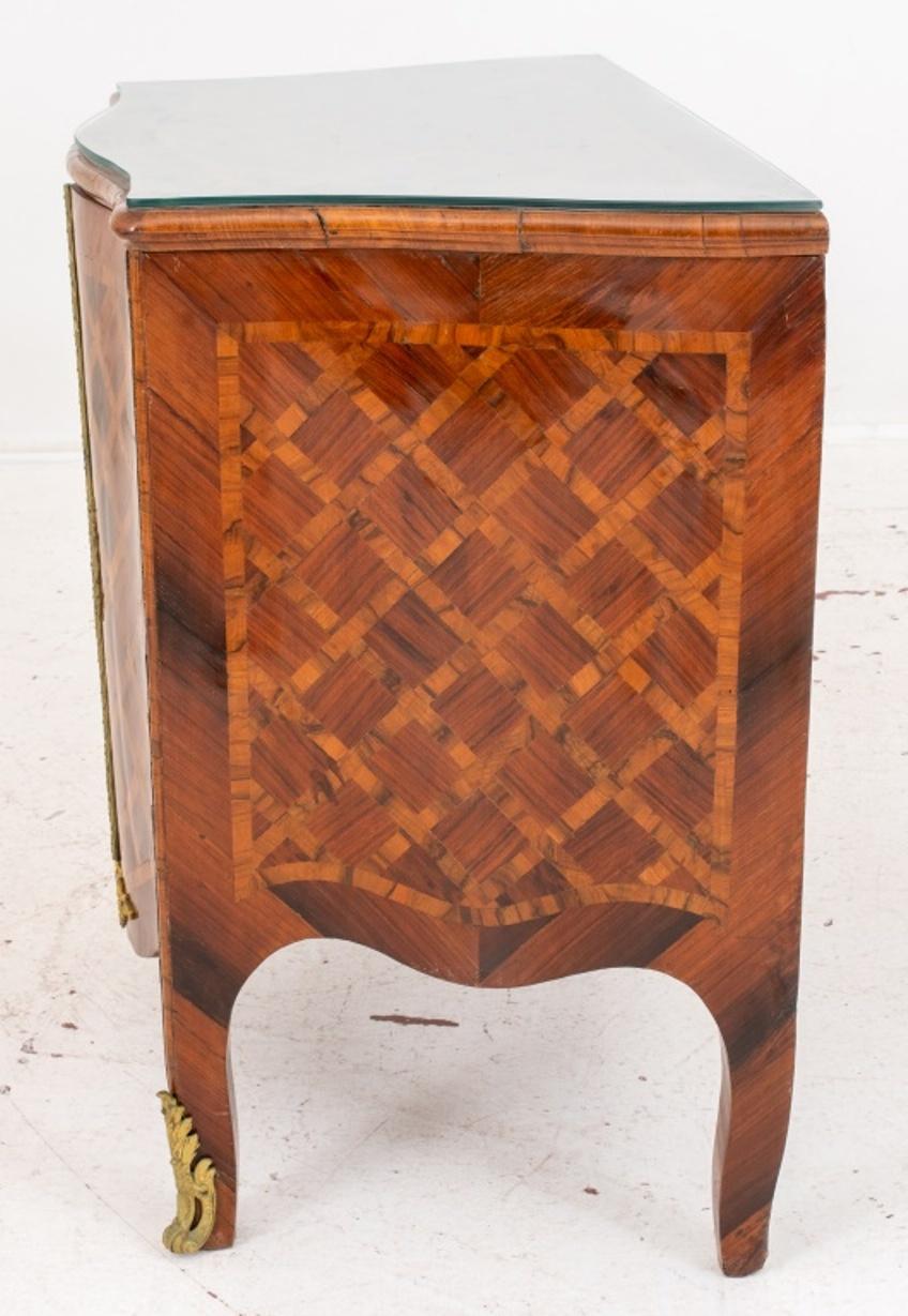 Wood Italian Marquetry Two Door Cabinet, 18th C. For Sale